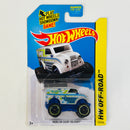 2014 Hot Wheels HW Off-Road Monster Dairy Delivery plata metálico 6SP