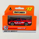 2000 Matchbox Exclusivo Reino Unido Union Jack Jaguar XJ220 rojo