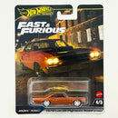2025 Hot Wheels Premium Fast & Furious Rápidos y Furiosos 1970 Custom Plymouth Roadrunner naranja metálico Llantas de Goma RR Primera Edición