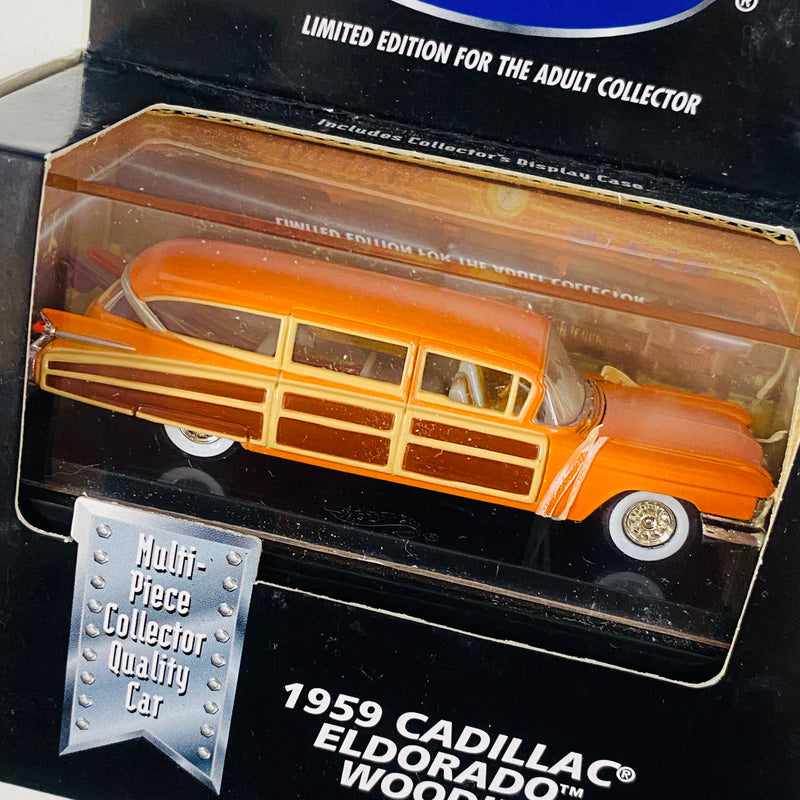 2000 Hot Wheels Collectibles Limited Edition 1959 Cadillac Eldorado Woodie naranja Llantas de Goma RR