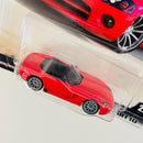 2025 Hot Wheels Premium Fast & Furious Rápidos y Furiosos 2003 Dodge Viper SRT 10 rojo Llantas de Goma RR Primera Edición