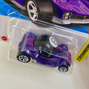 2025 Hot Wheels Experimotors Magic 8 Ball Decidedly Go morado metálico 5SP Primera Edición - Bola 8 Mágica
