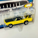 2002 Hot Wheels Motor City Classics 68 El Camino Chevrolet amarillo Llantas de Goma RR base ZAMAC