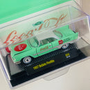 2022 M2 Machines Coca Cola Coke Limited Edition 1/8,750 1957 Chrysler DeSoto Fireflite A24 verde Llantas de Goma