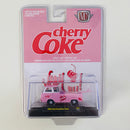 2020 M2 Machines Coca Cola Cherry Coke Limited Edition 1/8,800 1965 Ford Econoline Truck A06 rosado Llantas de Goma