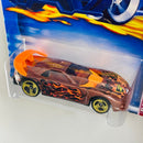 2003 Hot Wheels Flamin Hot Wheels Callaway C7 061 cobre metálico 3SP