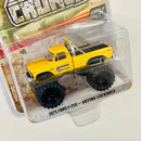 2020 Greenlight Monster Truck Kings of Crunch 1975 Ford F-250 Arizona Sidewinder amarillo Llantas de Goma