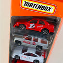 1999 Matchbox Coca Cola Coke 5 Pack Set de 5 - Alfa Romeo 155, 97 Chevy Tahoe, Opel Calibra, 4x4 Chevy Van, BMW 850i