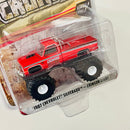 2020 Greenlight Monster Truck Kings of Crunch 1987 Chevrolet Silverado Crimson Giant rojo Llantas de Goma