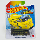 2025 Hot Wheels Color Shifters Volkswagen Drag Bus negro y amarillo OH5 base ZAMAC - Cambia de Color
