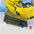 2025 Hot Wheels Color Shifters Volkswagen Drag Bus negro y amarillo OH5 base ZAMAC - Cambia de Color