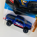 2025 Hot Wheels HW Dirt 17 Ford F-150 Raptor azul metálico BLOR