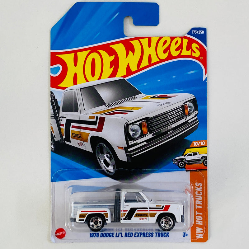 2025 Hot Wheels HW Hot Trucks 1978 Dodge Li'l Red Express Truck blanco RSW