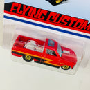 2020 Hot Wheels Target Exclusive Flying Customs Isuzu Faster Custom 72 Chevy LUV rojo HO