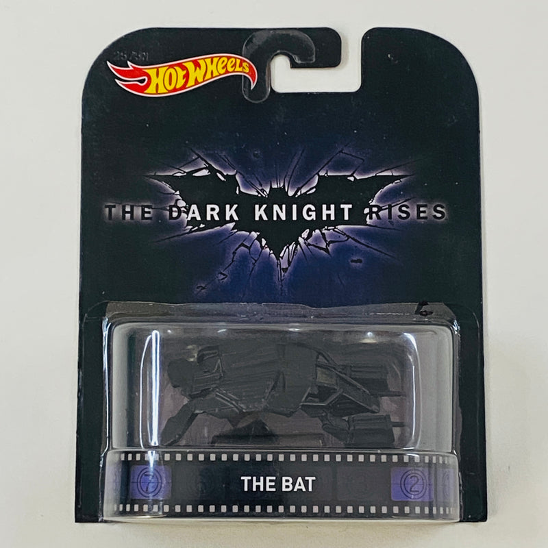 2015 Hot Wheels Premium Entertainment Batman The Dark Knight Rises The Bat negro Base Metal