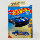2018 Hot Wheels HW 50th Race Team Corvette Grand Sport Roadster Chevrolet azul 50L