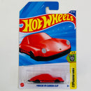 2025 Hot Wheels Experimotors Porsche 911 Carrera Clip rojo - Llavero