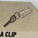 2025 Hot Wheels Experimotors Porsche 911 Carrera Clip rojo - Llavero