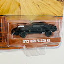 2025 Greenlight Hollywood Mad Max Last of the V8 Interceptors 1973 Ford Falcon XB negro Llantas de Goma