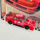 2022 Hot Wheels Premium Boulevard Alfa Romeo 155 V6 Ti rojo Llantas de Goma RR Primera Edición