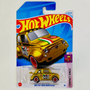 2024 Hot Wheels Super Treasure Hunt Compact Kings 60s Fiat 500D Modificado dorado spectraflame Llantas de Goma RR