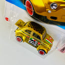 2024 Hot Wheels Super Treasure Hunt Compact Kings 60s Fiat 500D Modificado dorado spectraflame Llantas de Goma RR