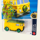 2026 Hot Wheels Screen Time Teenage Mutant Ninja Turtles Tortugas Ninja TMNT Party Wagon amarillo 5SP