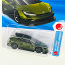2026 Hot Wheels HW J-Imports Toyota Prius Custom verde militar 6SP Primera Edición con Roofbox