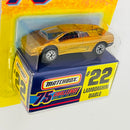1997 Matchbox 75 Challenge Limited Edition 1/10,000 Lamborghini Diablo dorado metálico