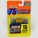 1997 Matchbox 75 Challenge Limited Edition 1/10,000 Ford Mustang Mach III dorado metálico