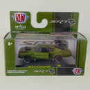 2020 M2 Machines Limited Edition 1/5,000 O'Reilly Exclusive SRT 1968 Plymouth Barracuda HEMI S86 verde Llantas de Goma
