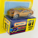 1997 Matchbox 75 Challenge Limited Edition 1/10,000 Nissan 300ZX dorado metálico