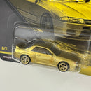 2026 Hot Wheels Premium GOLD CHASE de Edición Limitada Car Culture 10th Anniversary Vintage Racing Nissan Skyline GT-R BNR32 dorado metálico Llantas de Goma RR