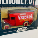 1979 Lledo Hershey's 1:43 Krackel Delivery Truck rojo Hecho en Inglaterra