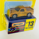 1997 Matchbox 75 Challenge Limited Edition 1/10,000 The Buster dorado metálico