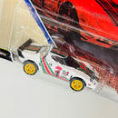 2026 Hot Wheels Premium Car Culture 10th Anniversary Vintage Racing Lancia Stratos blanco Llantas de Goma RR