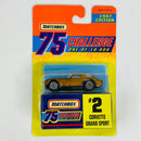 1997 Matchbox 75 Challenge Limited Edition 1/10,000 Chevrolet Corvette Grand Sport dorado metálico