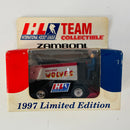 1997 White Rose IHL Team Collectible 1:43 1997 Limited Edition Chicago Wolves Zamboni negro Llantas de Goma - Detalle Empaque