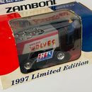 1997 White Rose IHL Team Collectible 1:43 1997 Limited Edition Chicago Wolves Zamboni negro Llantas de Goma - Detalle Empaque