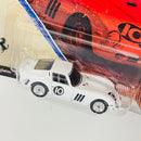 2026 Hot Wheels Premium Car Culture 10th Anniversary Vintage Racing Ferrari 250 GTO blanco Llantas de Goma RR