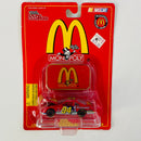 1996 Racing Champions NASCAR Premiere Edition Bill Elliott 94 McDonalds Monopoly Ford Thunderbird rojo Llantas Goodyear - Detalle Burbuja