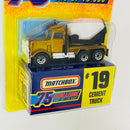 1997 Matchbox 75 Challenge Limited Edition 1/10,000 Peterbilt Cement Truck dorado metálico con Tambor Giratorio