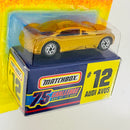 1997 Matchbox 75 Challenge Limited Edition 1/10,000 Audi Avus Quattro dorado metálico