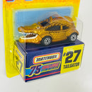 1997 Matchbox 75 Challenge Limited Edition 1/10,000 Tailgator dorado metálico