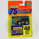1997 Matchbox 75 Challenge Limited Edition 1/10,000 Mobile Crane dorado metálico con Grúa Móvil