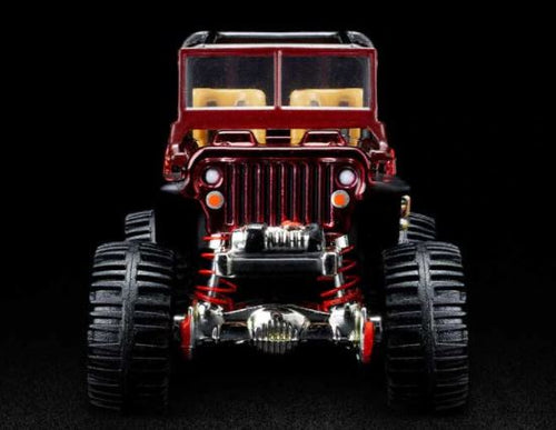 2021 Hot Wheels RLC Jeep 1944 Willys MB Exclusivo Red Line Club rojo s