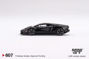 2022 Mini GT MiJo Exclusives 1:64 Limited Edition 1/6,660 Lamborghini Countach LPI 800-4 Nero Maia negro Llantas de Goma