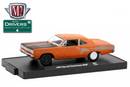 2023 M2 Machines Auto-Drivers Limited Edition 1/9.600 1969 Plymouth Road Runner HEMI R97 naranja Llantas de Goma