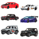 2026 Hot Wheels Silver Series Japanese Car Culture Pack de 6 JDM - Nissan Patrol Custom, Mitsubishi Pajero Evolution, Datsun Fairlady 2000, 95 Mazda RX-7 Drift, Honda Civic Si, 98 Toyota Altezza