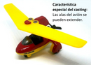 1999 Matchbox Mountain Cruisers Aero Junior rojo con Alas Extensibles Primera Edición